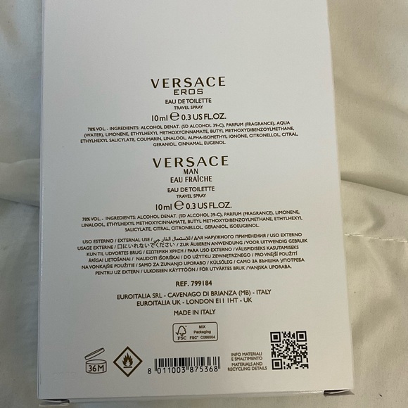 Versace. Man/ Eros - Picture 3 of 3